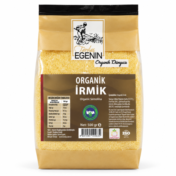 Organik İrmik 500 gr